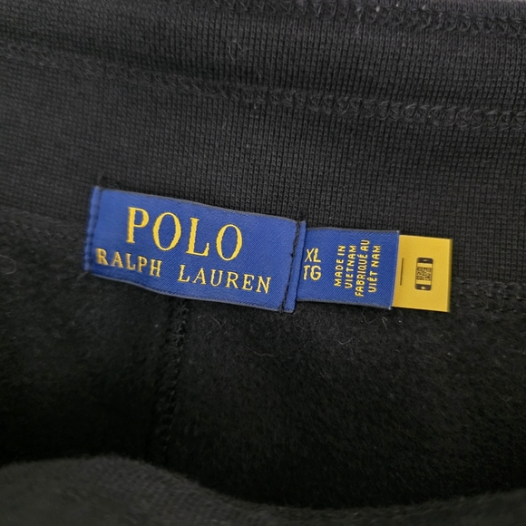 Polo Ralph Lauren Fleece Sweatpants Loungewear Men's XL Black Comfort Casual - Picture 3 of 10